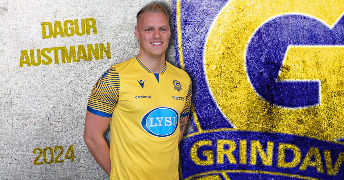 umfg's tweet photo. Dagur Austmann í Grindavík⚽️

Dagur Austmann Hilmarsson hefur skrifað undir samning við Grindavík út tímabilið 2⃣0⃣2⃣4⃣.

Nánar 👉 https://t.co/KPHDl3jSUY

Áfram Grindavík!
💛💙

@Fotboltinet | @433_is | @mblsport | @VisirSport https://t.co/ZDw5JfyAyR