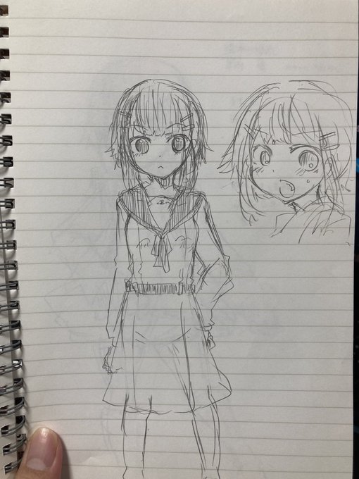 かなり前の千鶴ちゃんの元の没キャラと千鶴ちゃんとその弟の考案ノートが出てきた。 