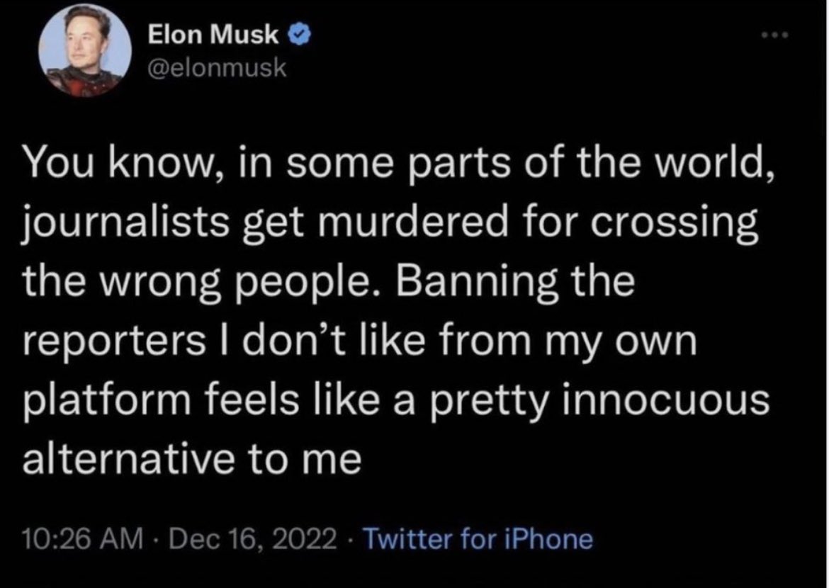 Freedom of speech according to Elon…