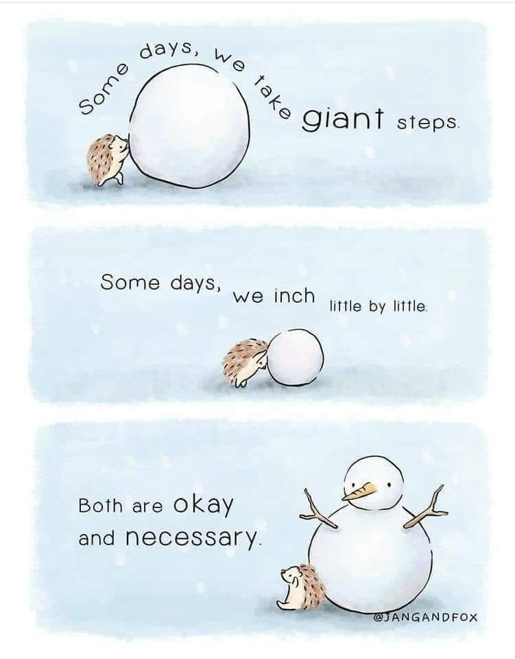 You may not always notice the growth within you. 

Small steady changes might feel insignificant… but your future self is being shaped by all of those tiny steps you’re taking.

🙌