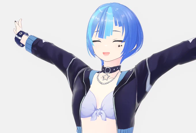 月東エマ 3DVRoid オリジナル3Dモデル #オーバードール #VRoid 
