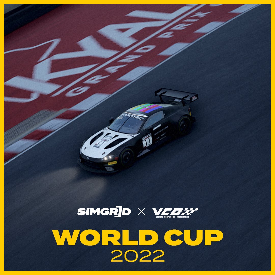 griphax's tweet photo. The green flag waves at 12:00 CET at Kyalami! @sim_grid x @vcoesports World Cup 2022 winner is decided in the end of an 12 h endurance race👽

🔴Be sure to follow our #11 Aston in the colorful grid on the official livestream starting now at https://t.co/U7o7GjGumI👀

#SimGridxVCO https://t.co/fgQgHC8E2u