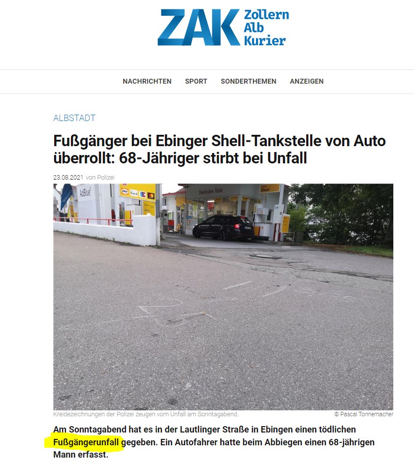 OomenBerlin's tweet photo. #Autobonus
Was passierte: Auto fährt Fußgänger (†68) auf Gehweg an
Wie es dargestellt wird: Fußgängerunfall
Originalartikel: https://t.co/ttLbOtFqHQ https://t.co/Qm3955QjjW