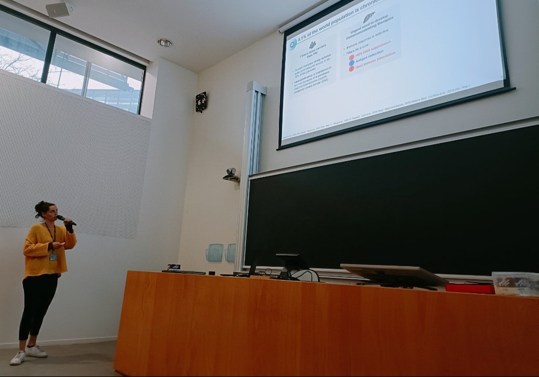 Thanks to all the speakers for this Amazing day of science between @MMSB_Lyon &amp; <a href="/CNRSLbti/">LBTI</a> people ✌️✌️✌️✌️
<a href="/VirolleChloe/">Chloé Virolle</a> <a href="/EliDrllz/">Elisabeth Derollez</a> @LisonCancade Fanny Charriaud
#PhDday