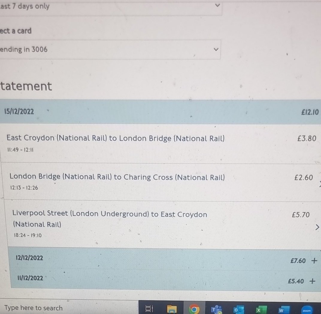 EvaGocheva's tweet photo. @TfL can you help me arrange a refund for the middle journey please? I went from EC to LB, briefly tapped out but then went straight in seconds later - as you can see. Would it be possjble to amend it to charge me for a full journey from EC to CC? https://t.co/qpsptyorRH