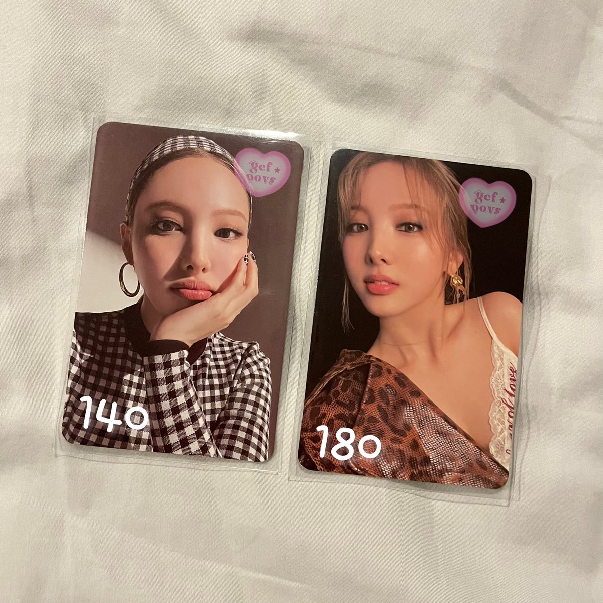 gcfpovs's tweet photo. ☻ #mowisells

im nayeon photocards
▫️prices in pic, free pf
▫️can tingi, prio set taker
▫️payo/can discuss dop
▫️both mint condi 
▫️rcbyt https://t.co/jlIhIyl3RQ

dm/reply to claim 
… HELP RT! wts lfs pc ph twice pop photocard leopard egg checkered https://t.co/8jD0r9EGMZ
