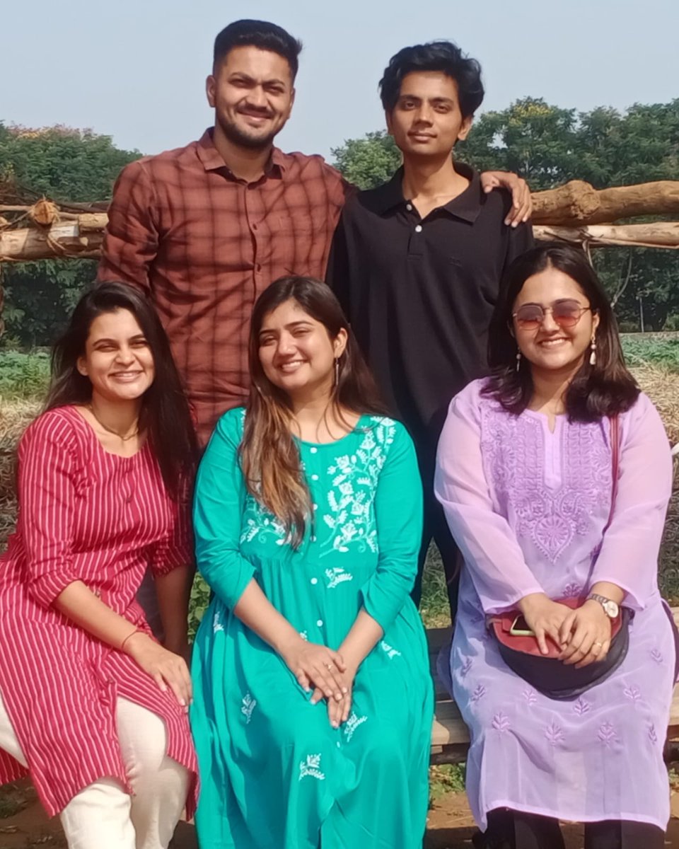 Gujarat MGNFs frm District Amreli, Botad, Devbhumi Dwarka and Junagadh, <a href="/GadhaviJanki/">Janki Gadhavi</a> <a href="/Bhavya_Shelat/">Bhavya Shelat</a>, <a href="/Uday_Pansuriya/">Uday Pansuriya</a>, and Jayaditya Malik respectively, along with IIMA RA Ms. Annesha and Phase-1 MGNF <a href="/Salonee__Parikh/">Saloni Parikh</a> visited GreenShala - An Eco-Agri Tourism site, at Gandhinagar