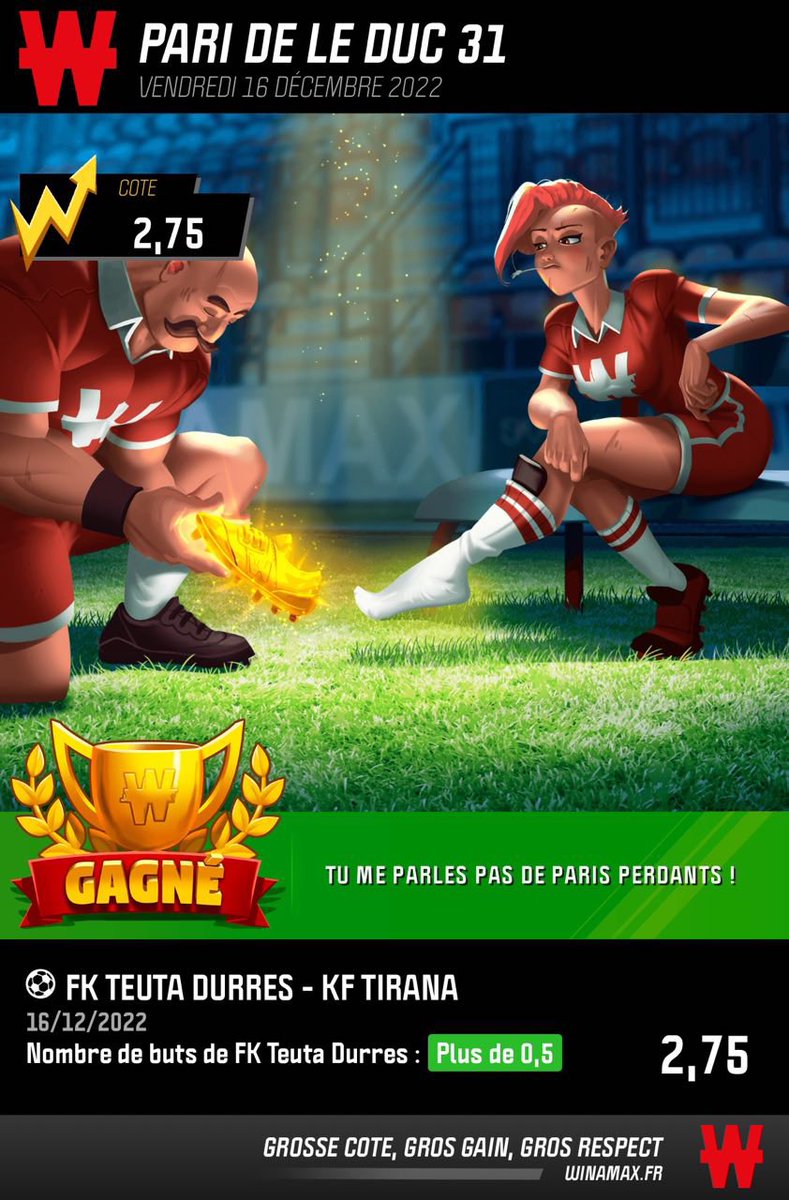 LeducPronos's tweet image. 🎉 JACKPOT !

✅ On encaisse en force avant les fêtes !

⚠️ 100% Gratuit ! Rejoins nous sur Telegram
#TeamParieurs #TeamParieur