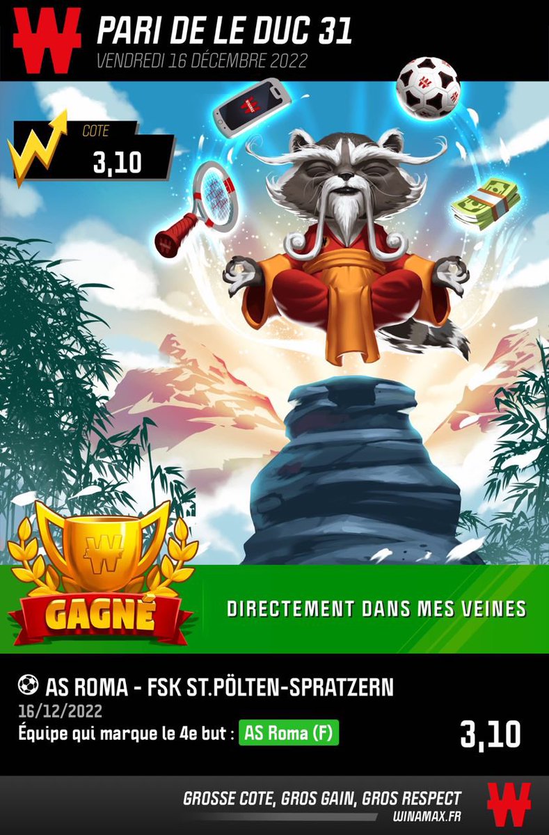 LeducPronos's tweet image. 🎉 JACKPOT !

✅ On encaisse en force avant les fêtes !

⚠️ 100% Gratuit ! Rejoins nous sur Telegram
#TeamParieurs #TeamParieur