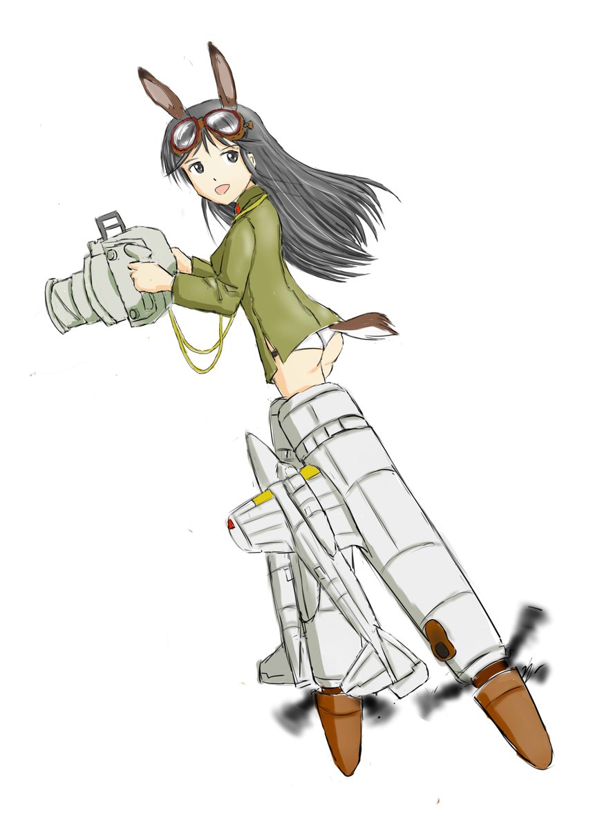 うちの戦略偵察ウィッチ明石京子少尉のモデルは間違いなく「零」の福原捷美少尉です。当時「極めて貴重なメカクレウィッチ」としてふたばスト魔女スレに結構ファンが居たのだ。そしてこちらは「偵察隊の魔女ですと?マジか?」とおかしな方向に感激してしまい・・・。 