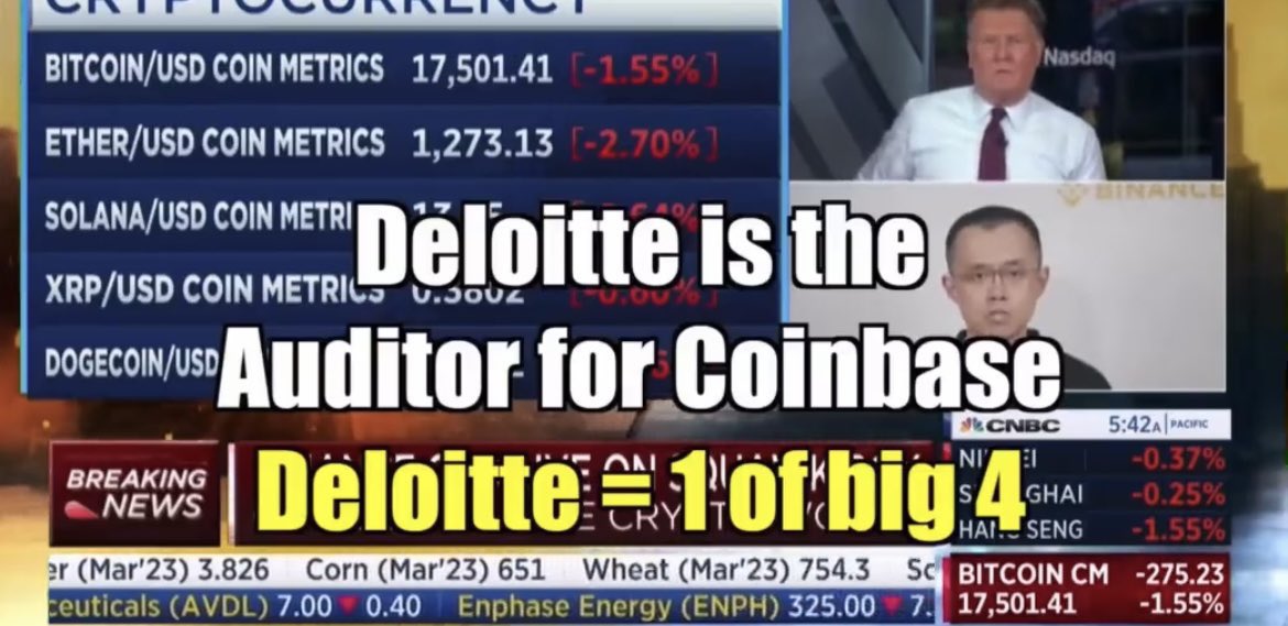 As a former Deloitter, I am 100% sure Deloitte is capable of auditing Binance, regardless of whether the data is on-chain or not.