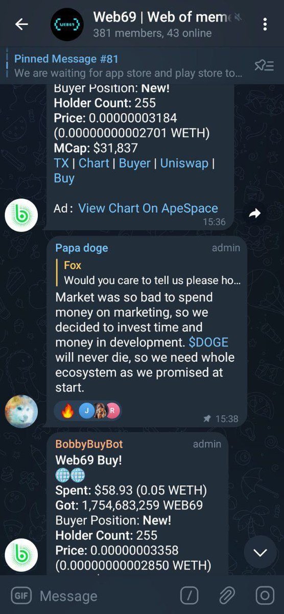 Web69Doge's tweet photo. A whole Ecosystem in the making for the $Doge family.
Blockchain, Wrapped Doge, Wallet, Decentralized Exchange. #Web69 #DOGE 

https://t.co/1W4ffICNMC https://t.co/B2a5fxN1G0