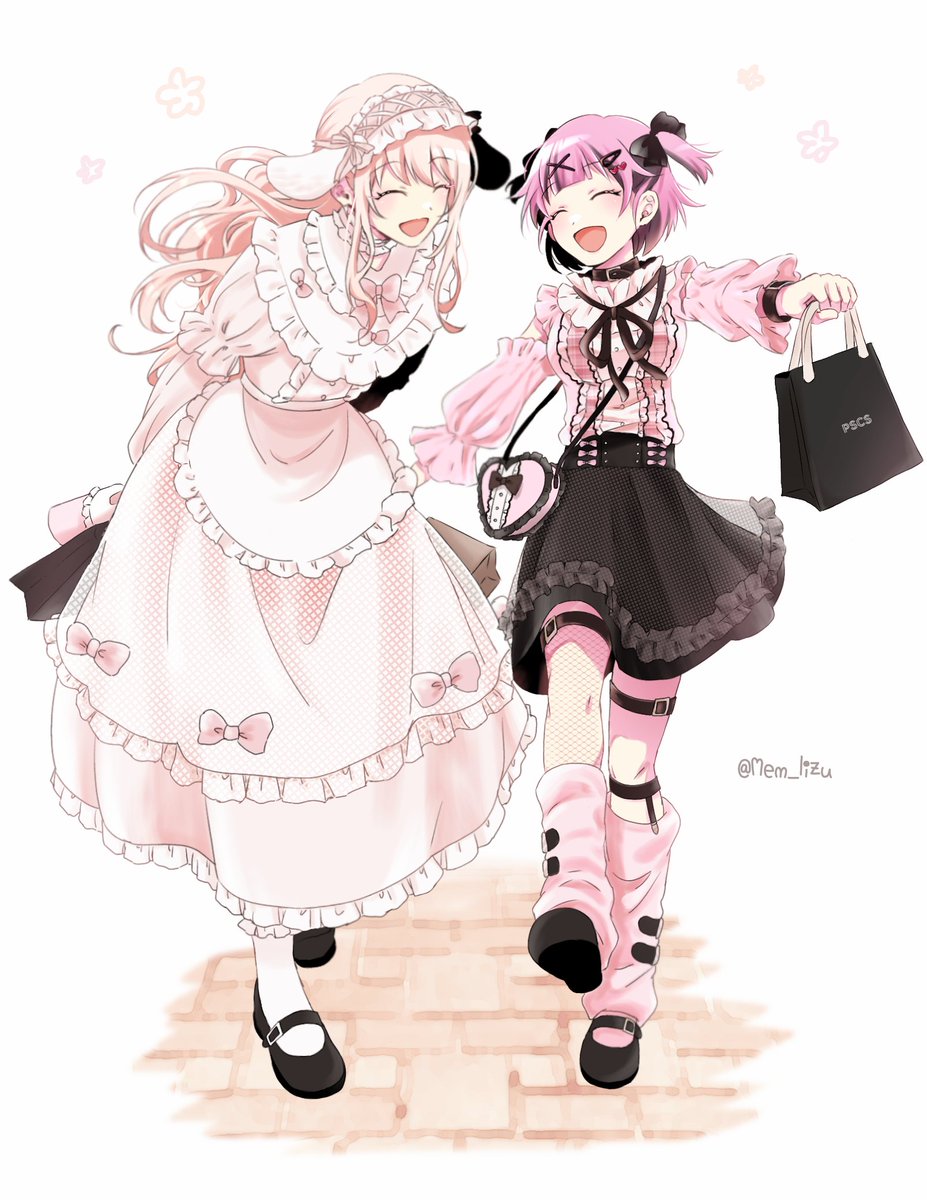 ロリータ瑞希ちゃんと地雷系えむちゃん🎀🍬
#prsk_FA 