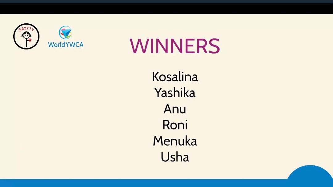 YashikaSharma66's tweet photo. Young women from across Asia-pacific came together to this first-of-a-kind Virtual Feminist Festival #WeRiseWeLead 🌸

Grateful #winner #mostengaging #SocialMediaAccount✨

@worldywca @dfat @SayftyCom @YWCAIndia @DhiyaAnnMathew @caseyhseabrook @sg4devpt https://t.co/JdLcuykYrq