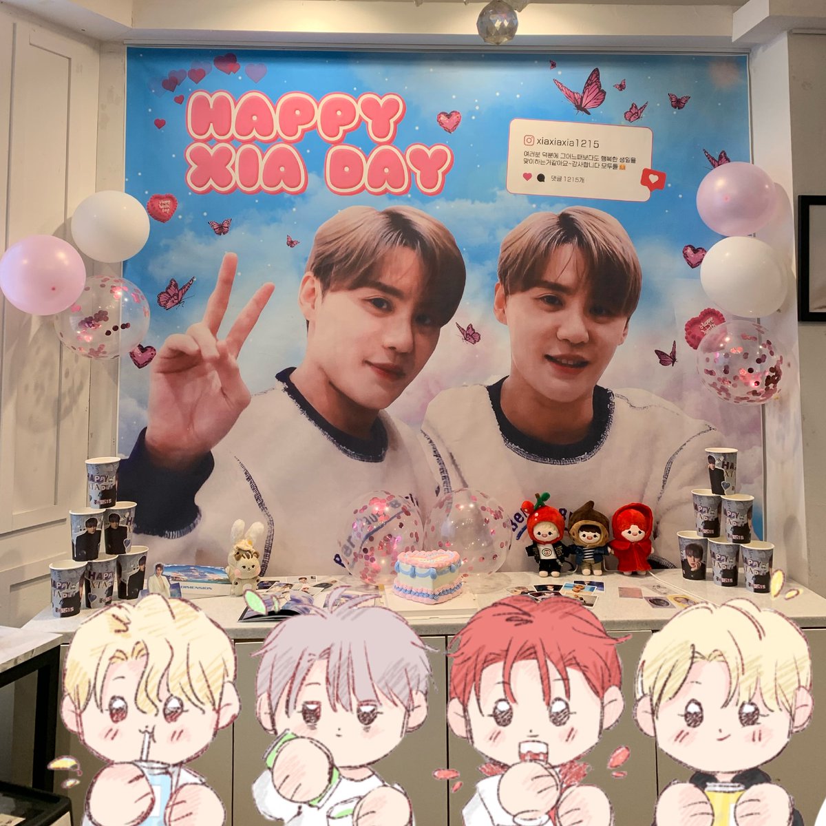 HXD_2022's tweet photo. 🦋 카페 무라노에서의 2022 김준수 생일카페 이벤트가 종료되었습니다 🦋

#우리가_계속_그려갈_세계
#준수라는_기적을_믿어 https://t.co/url7McoNDa