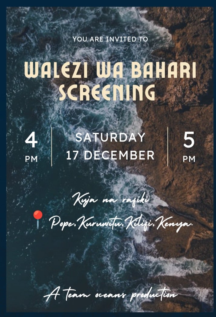 Ray00396256's tweet photo. Produced a short film in one week ,while doing a course on  impact film making by @wildlifedirect  and @OceansAliveKE . #impactfilmsafrica #kenya #Films #Nature https://t.co/3SQt6ZaL6i