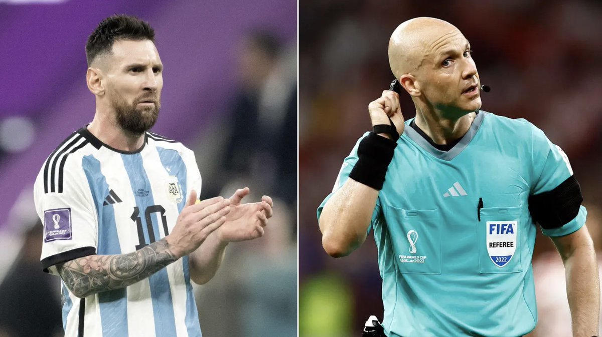 sportbible's tweet photo. Anthony Taylor BLOCKED from refereeing the World Cup final. https://t.co/VsiJblSnkG