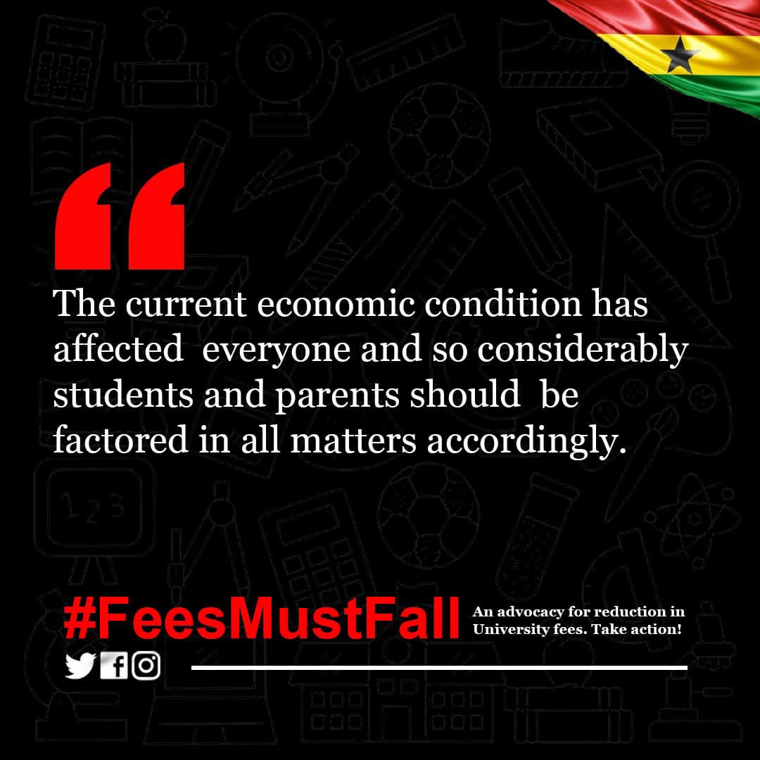 It’s insensitive to astronomically increase fees at a time when the economic plight of the people has worsened! This is a call to action; we call on all students to join the trend #FeesMustFall