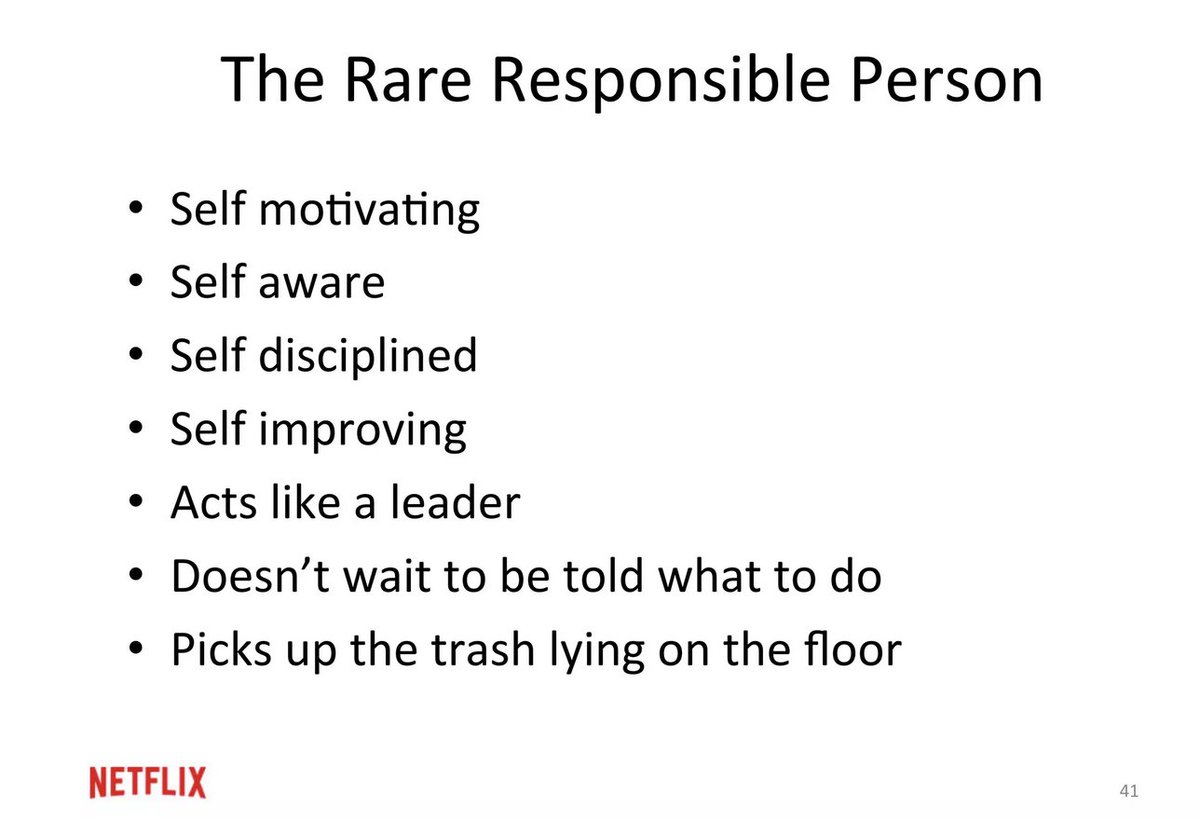 AndreasBossard's tweet photo. These slides very well capture the mindset of people I enjoy working with. From the Netflix culture deck: https://t.co/mVaxekC8UZ (If you haven't read it, check it out) https://t.co/IbjBIkoCO7