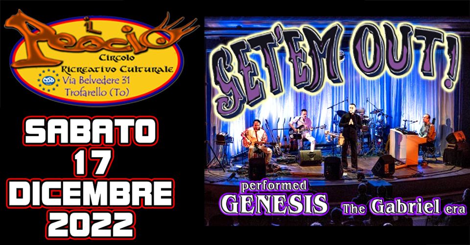 RadioHorizons's tweet photo. #Genesis #GenesisBand @genesis_band @tonybanksmusic @PhilCollinsFeed @itspetergabriel @HackettOfficial @rutherfordnet #Tribute #Live: Get'em Out! a #Trofarello #Torino e Gazzara/Misceo a #Perugia #OGGI #17dicembre - TUTTI I DETTAGLI QUI: https://t.co/PB2G7jr6mV https://t.co/KRU44x8hzB