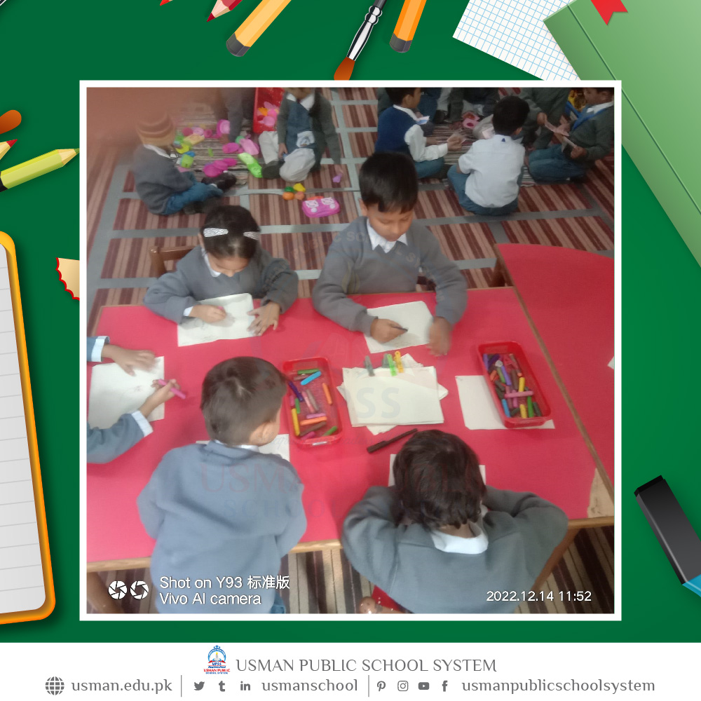 UsmanSchool's tweet photo. Photo highlights of the daily activities of the children of Usman Public School System, #RandomClick #Usmanians #December2022 #9thday #2ndweek #Updates #EducationalExcursionTrips #DailyActivities https://t.co/eyuZzW1sZq