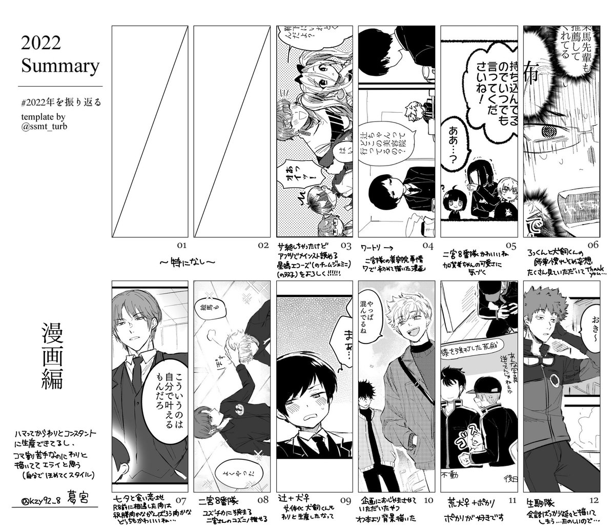 今年はけっこう絵を描いたので振り返るやつ埋めました 