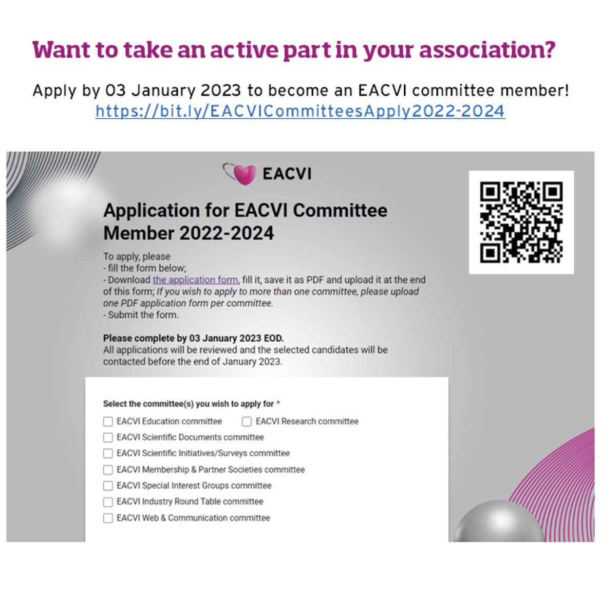 LEYLA ELIF SADE (@leylaelifsade) on Twitter photo Who would not want to be part of #EACVI? It is at the tip of this QR code. Apply now! <a href="/TKDsosyal/">Turkish Society of Cardiology</a> <a href="/uygurbegum_/">Begum Uygur</a> @drzgezdentok1 <a href="/mdlaledinc/">laledincasarcikli</a> <a href="/HabibeKafes/">habibe kafes</a> <a href="/unlu__serkan/">Serkan Ünlü</a> <a href="/Dr_IbrahimAltun/">Ibrahim Altun</a> <a href="/ElifEroglu4/">Elif Eroglu</a> Who would not want to be part of #EACVI? It is at the tip of this QR code. Apply now! <a href="/TKDsosyal/">Turkish Society of Cardiology</a> <a href="/uygurbegum_/">Begum Uygur</a> @drzgezdentok1 <a href="/mdlaledinc/">laledincasarcikli</a> <a href="/HabibeKafes/">habibe kafes</a> <a href="/unlu__serkan/">Serkan Ünlü</a> <a href="/Dr_IbrahimAltun/">Ibrahim Altun</a> <a href="/ElifEroglu4/">Elif Eroglu</a>
