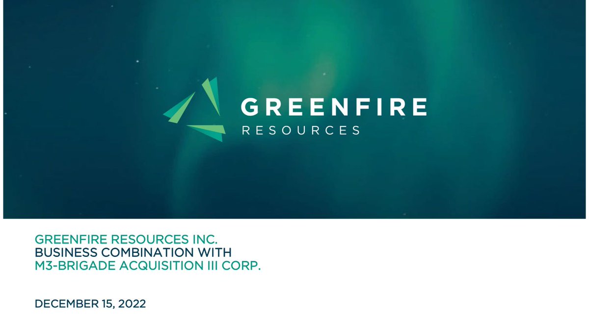 SPAC_vest's tweet photo. Greenfire Resources via M3-Brigade III (MBSC) deck
New SPAC IPO Investor Presentation Posted!
https://t.co/qZD3Aw9laV https://t.co/dxl90scNHn
