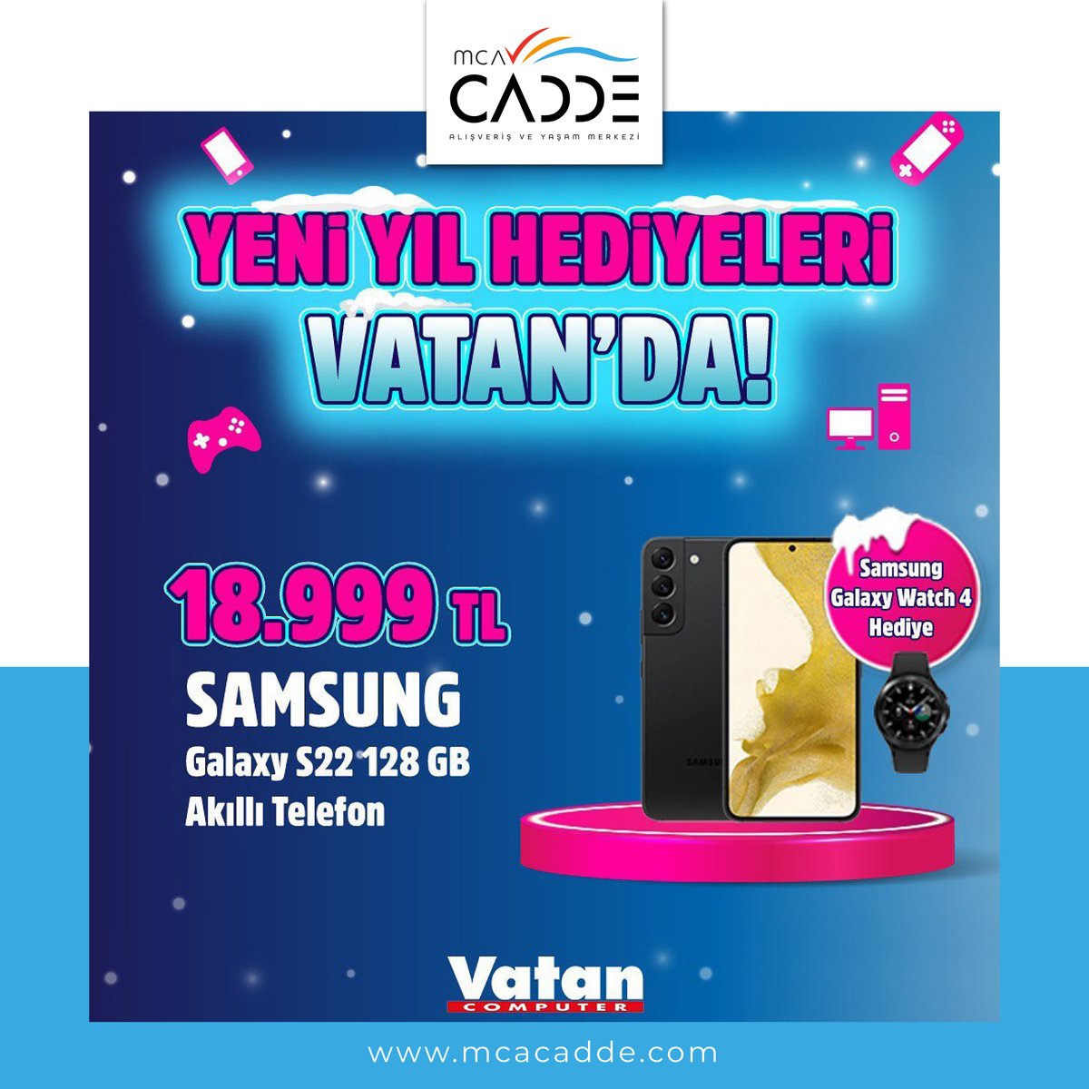 mcacadde's tweet photo. Yeni Yıl Hediyeleri Vatan MCA Cadde'de! 🎄

#Vatan #MCACadde #YeniYıl #Hediye #Teknoloji https://t.co/qbh07syoOb