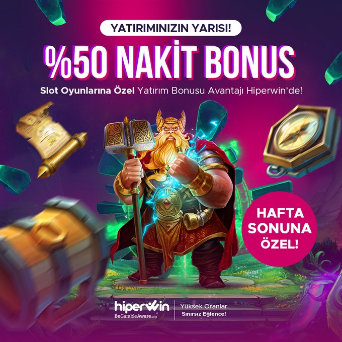 NEXTBETSOSYAL's tweet photo. 🎉🎉Hiperwin'den🎉🎉 DEV BONUS !
🎰Slot Seven üyelerine ÖZEL %50 Nakit Bonus
⏱️💯Tüm Sağlayıcılarda geçerli
🙀🙀Anapara+bonus 1x Çevrim 🙀🙀
💯Hızlı 💯Lisanslı 💯En iyilerin Adresi
#hiperwin #slot #bonus #canlıbahis #casino https://t.co/OETqrOnmcc