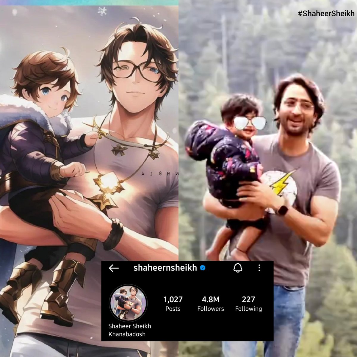 RadhikaNayak22's tweet image. The girl who stole my ♥️an she calls me Abbu!!❤️

Baby Anaya wid her Oracle the father who doesn&apos;t teach her how to live,but is living an letting her watch to live .😍♥️🥰🫶 
#Anaya #ShaheerSheikh @Shaheer_S #InstaDP