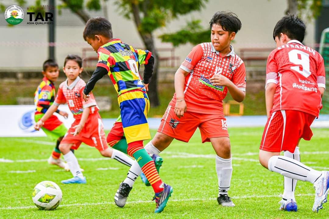 TARfootball_'s tweet photo. ✅ First day full of emotions 🤩

👊 Groups stage almost completed. More to show tomorrow! 

Here we go‼️⚽⚽

#TARasia | #TAR23 | @TARfootball_ https://t.co/w5BLNaDzTn