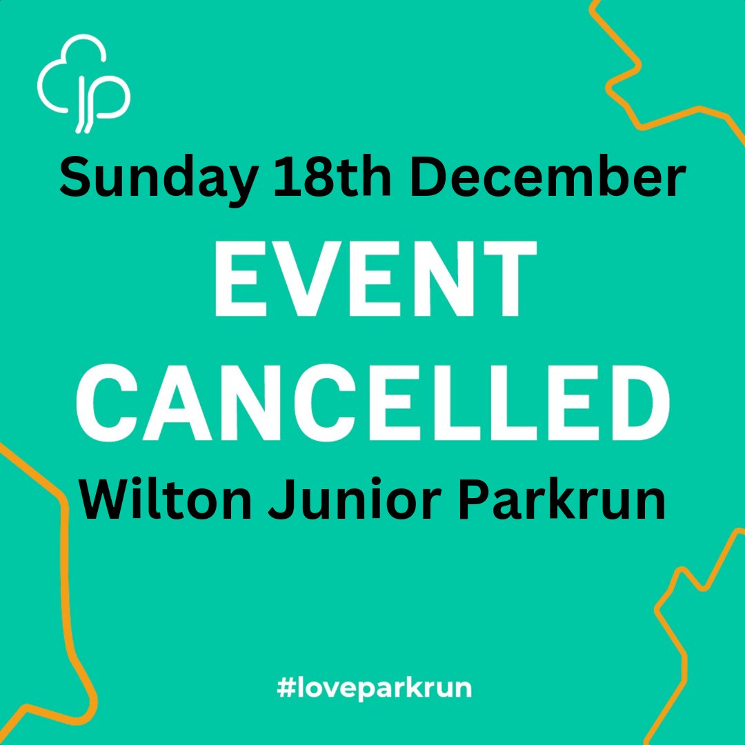 WiltonParkJnr's tweet photo. Tomorrow's run is cancelled!

I am sorry to announce that we have had to cancel due to icy and slippery paths. 

Please retweet as we don't want anyone turning up in the cold. Thank you! #LoveParkrun #Birstall #Batley #WiltonPark #JuniorParkrun https://t.co/oarVo33tIy