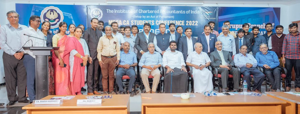 annamalai_k's tweet photo. Today, I got the valuable opportunity to interact with the aspiring auditors about the "Importance of Ethics" at the 'Mega CA Students Conference" organised by the Students Skills Enrichment Board &amp; hosted by The Institute of Chartered Accountants of India, Tirupur.

(2/3) https://t.co/irZnuudZ6c