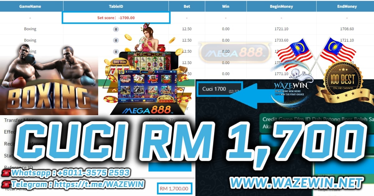 WazewinO's tweet photo. 👍Fuhhh padu Bossku‼️👍
🤑🤑Bossku Berjaya Cuci RM 1,700🤑🤑
🎰MEGA888🎰 🥊BOXING🥊

Hrp bossku Ong Selalu Yer Bossku 🤩🤩🤩
Terbaik Pejuang Handalan 🔥🔥
#918KISS #MEGA888 #PUSSY888 #WazeWin #PastiCuci #AntiKencing  #JANJIBAYAR #MESINLICIN  #onlinecasino 
https://t.co/LTlJdcYIPj https://t.co/c2TwP453dU