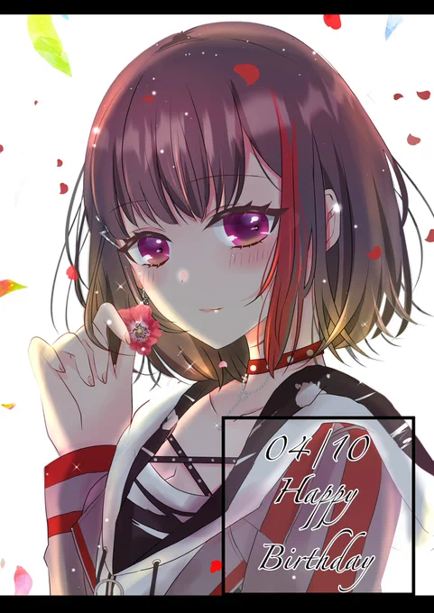 ⑮美竹蘭ちゃん誕生日イラスト。何故かこの時期は産んだ気持ちでセンチメンタル感じてます。おっきくなったね美竹… #いいねの数だけ今年描いた絵を振り返る 