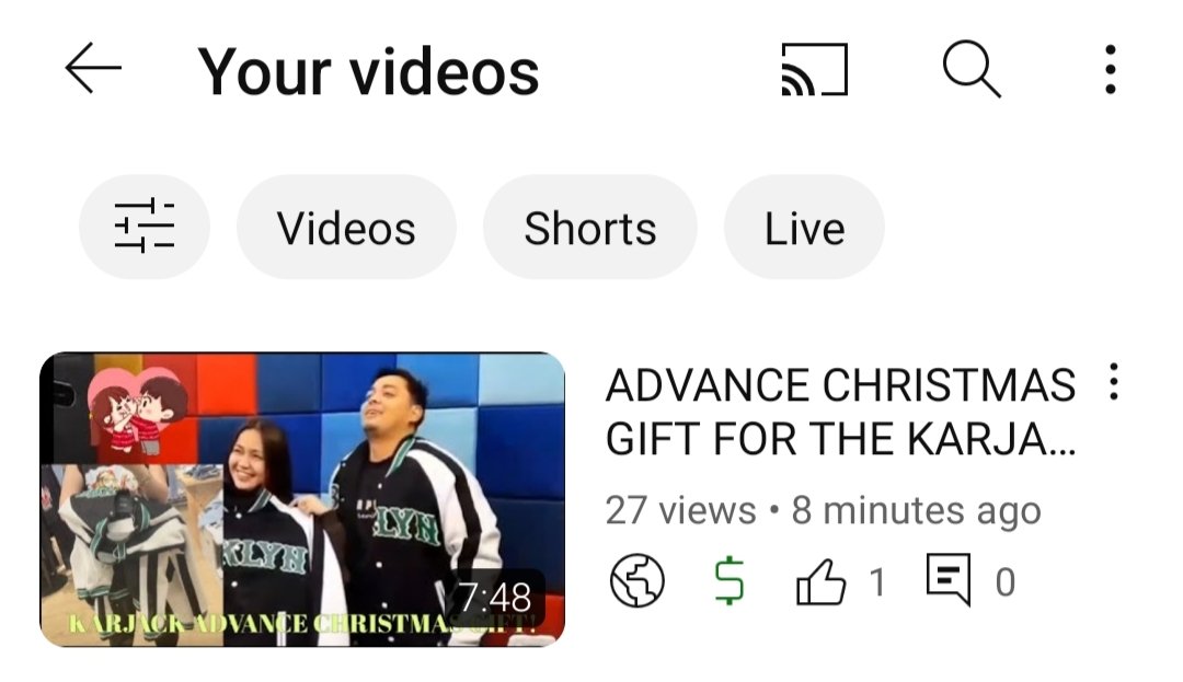 KimKateR1998's tweet photo. Napaka generous naman ng mommy vangie ko 🥰

Karjack love it so much talaga 😍
Mapaiyak sa saya si Papa Jackson sa regalo natanggap nila ni GK!

Watch full video : https://t.co/vAfGt9FAJs https://t.co/kkpJbJIwu9