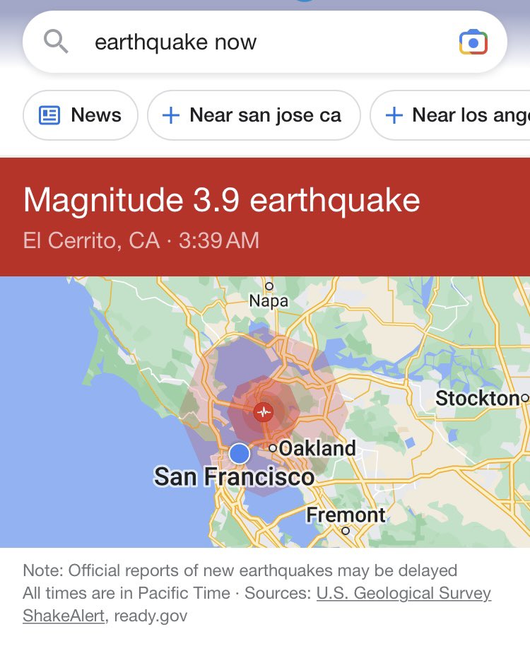 What Twitter IS good for.

Awake tonight and felt this one in Alameda.