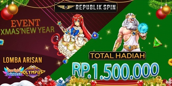BonusNewMember's tweet photo. EVENT TURNAMEN NATALAN &amp; TAHUN BARU REPUBLIKSPIN
START TANGGAL 22 DES - SELESAI
LOMBA TURNAMEN ARISAN OLYMPUS ATAU PRINCESS [BUYSPIN 20K]
TOTAL HADIAH RP.1.500.000,-
🥇HADIAH TURNAMEN
🏆Juara 1👉🏻700.000,-
🏆Juara 2👉🏻300.000,-
🏆Juara 3👉🏻200.000,-
🏆Pemenang Hiburan msg2 50.000,- https://t.co/MVRyzDxBfo