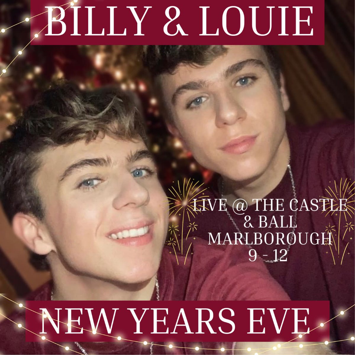 We can't wait to have Billy &amp; Louie back to sing in the new year!