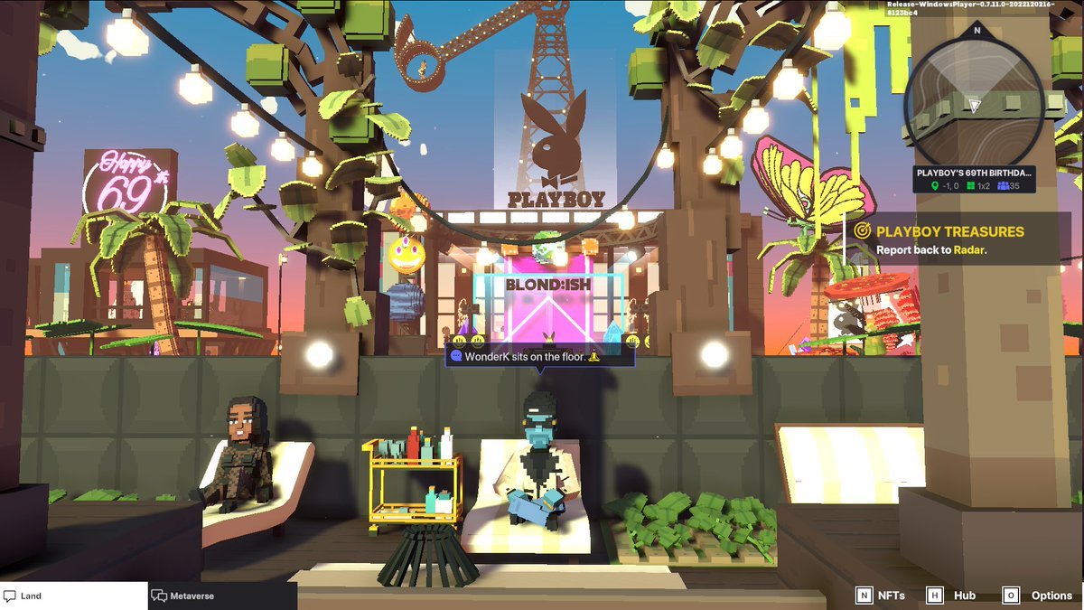 wonderksusha's tweet photo. @TheSandboxGame @Playboy Celebrating @PLAYBOY’S 69TH BIRTHDAY PARTY! 👯‍♀️ https://t.co/0yAm1qNhLE