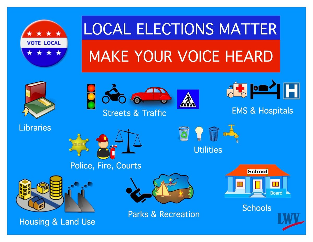 Local elections matter #EmpoweringVoters #DefendingDemocracy