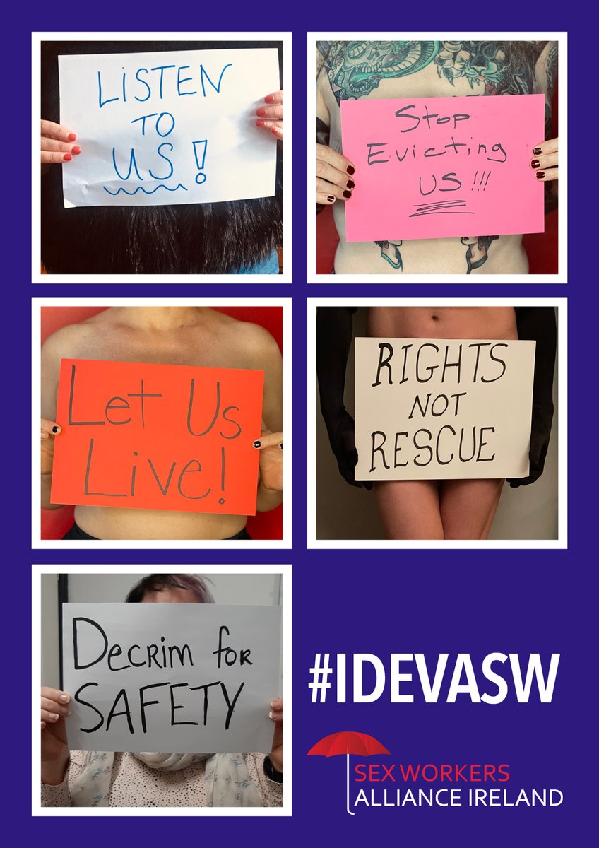 SWAIIreland's tweet photo. Press release: Irish government is complicit in violence against sex workers

Today is International Day to End Violence Against Sex Workers, and since we marked this day last year there has been a shift in attitudes against sex workers in Ireland says Mardi Kennedy #IDEVASW22 https://t.co/P7GWN7wAGn
