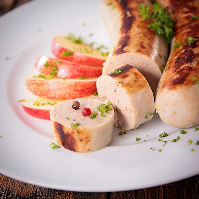 Boudin blanc ! A traditional Christmassy dish of the #French #gastronomy ❤️
🎄🎄🎄
Have you ever tasted it? 
#edinburgh #Christmas #Food #madeinfrance #frenchtradition