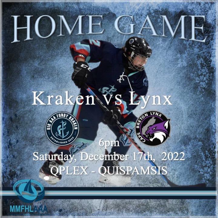 🐙🐙 Our last league game against the Lynx today - excited to finally host them - let’s get Kraken 🏒👊🏻🐙🐙 <a href="/nbfaaahl/">New Brunswick AAA Female Hockey</a> <a href="/HockeyNB/">Monad ⨀</a> <a href="/MMFHLU18/">The MMFHL</a>