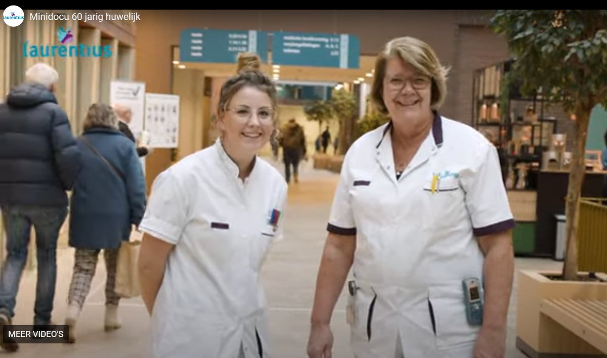 In de reeks “Jij zorgt voor het verschil” presenteren we het hartverwarmende verhaal over verpleegkundige Floor en gastvrouw Karin. Zij zorgden ervoor dat een echtpaar ondanks een ziekenhuisopname tóch hun 60-jarig huwelijk kon vieren in Laurentius. 
youtu.be/3gR36J1HSUQ