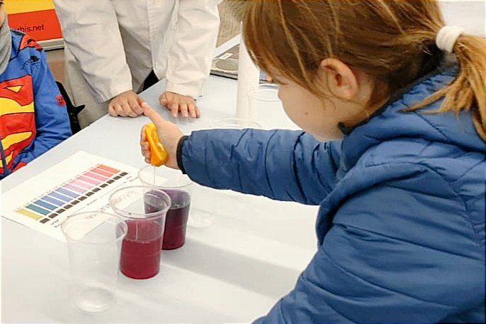 bibliotequesgr's tweet photo. Today test PH using cabbage! 🧪🍊
#MagicScience #Inorbis #BibliotecaCanPedrals
@GRN_cultura @bibliotequesXBM https://t.co/MtEawMNXvx