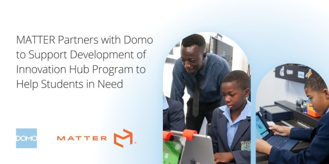 Our Domo for Good program puts the power of #data and Domo to work to help nonprofits amplify the good they do in the world. #nonprofit #innovation #students @MATTER_ngo @domotalk bit.ly/3Fz2VcR