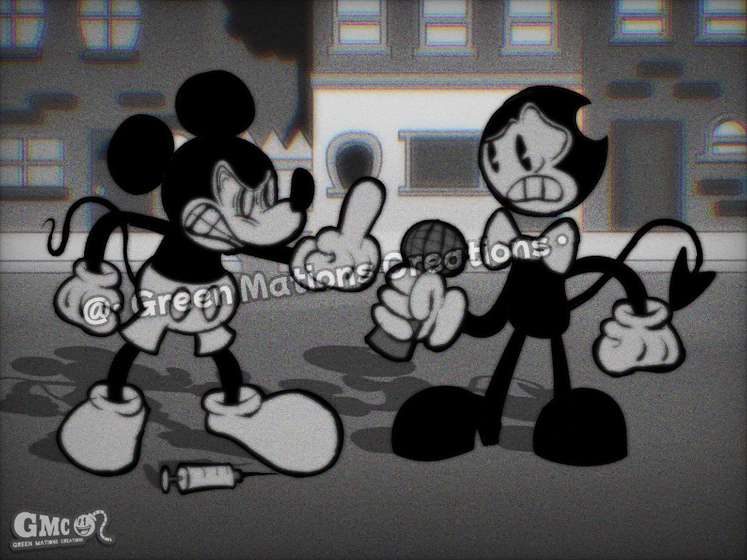 Green Mations Creations • X પર: Mr Beast rap battle meme but it's Mickey.  Lmao #FNF #MickeyMouse #Disney #Rubberhose #WednesdaysInfidelity #VSMouse  #SundayNightSuicide #SuicideMouse #Art #Cartoon #1930cartoons #MrBeast  #MrBeastMeme #IbisPaintX https