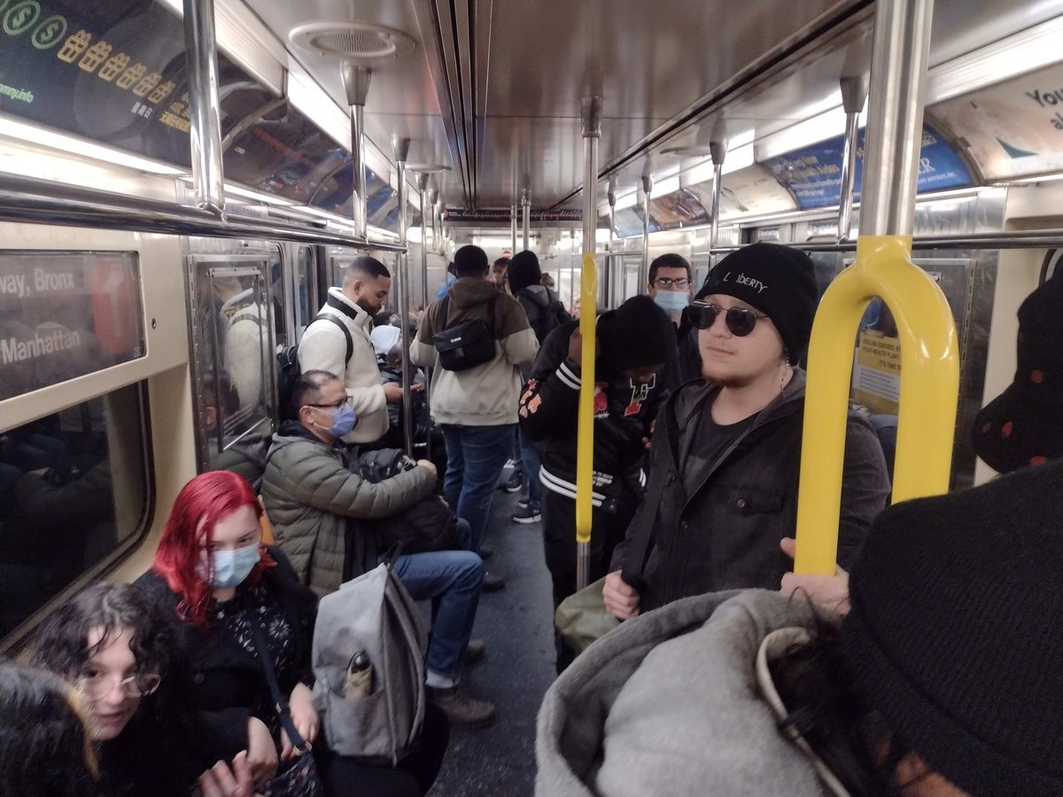 The rain and cold couldn't dampen the #SpeakUp trip to NYC. The trip was filled with many firsts for students, such as the first time outside Maryland or on a subway. Students visited the Stonewall monument and a huge thanks to the @LeslieLohman Art Museum for having us!